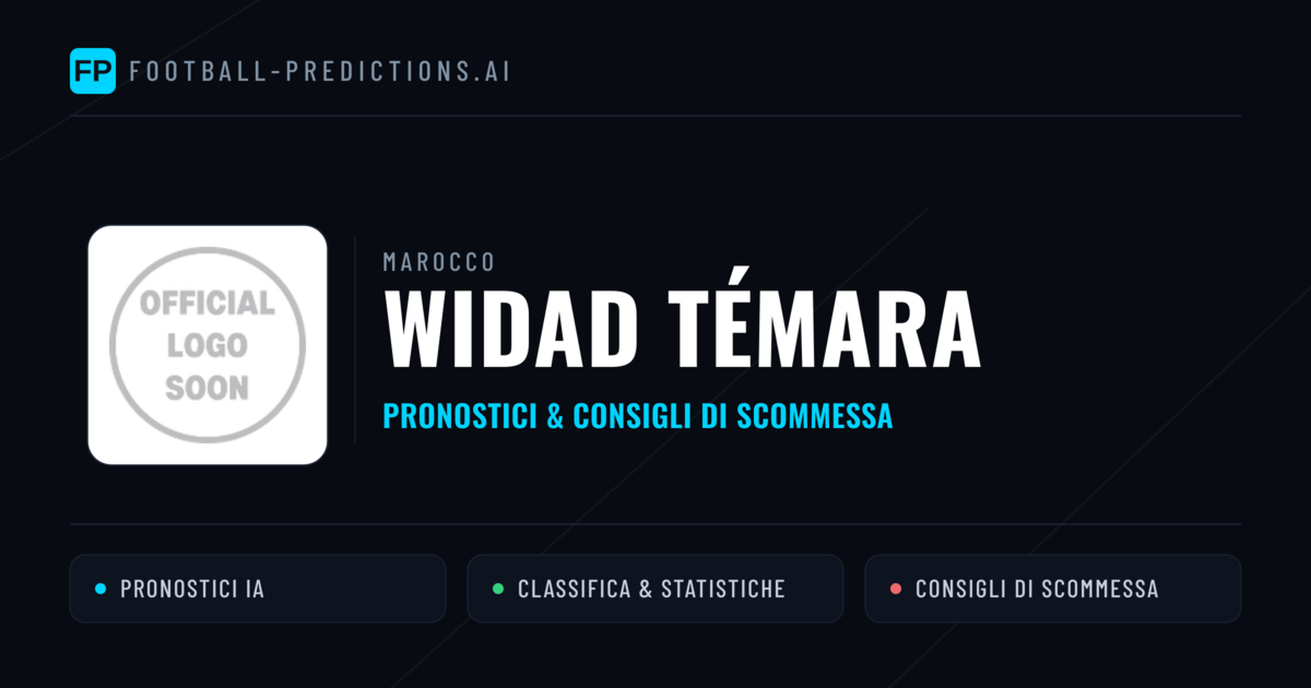 Pronostici e Statistiche Widad Témara