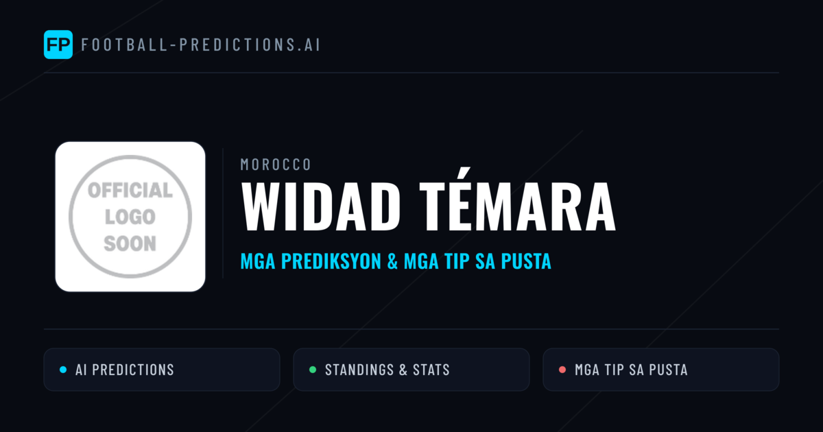 Widad Témara Predictions & Stats