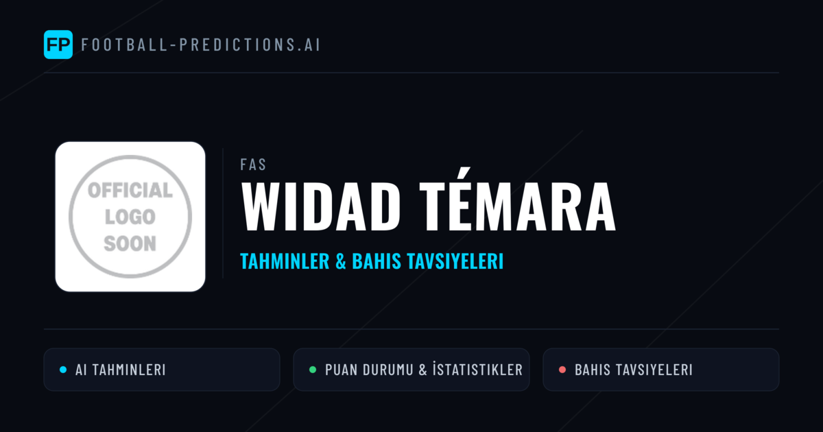 Widad Témara Tahminleri & İstatistikler