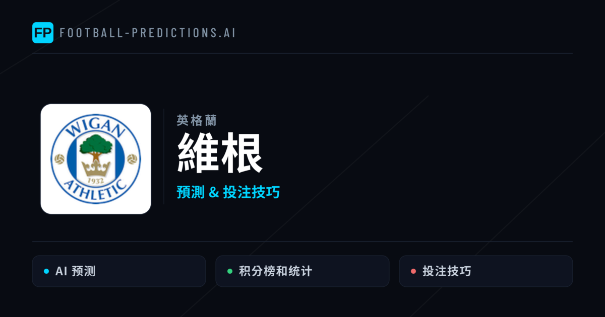 維根 運彩分析｜足球預測與數據