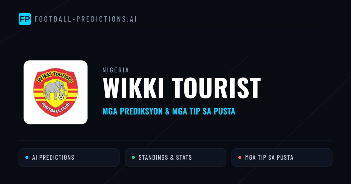 Wikki Tourist Predictions & Stats