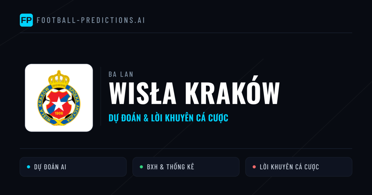 Wisła Kraków Dự đoán & Thống kê