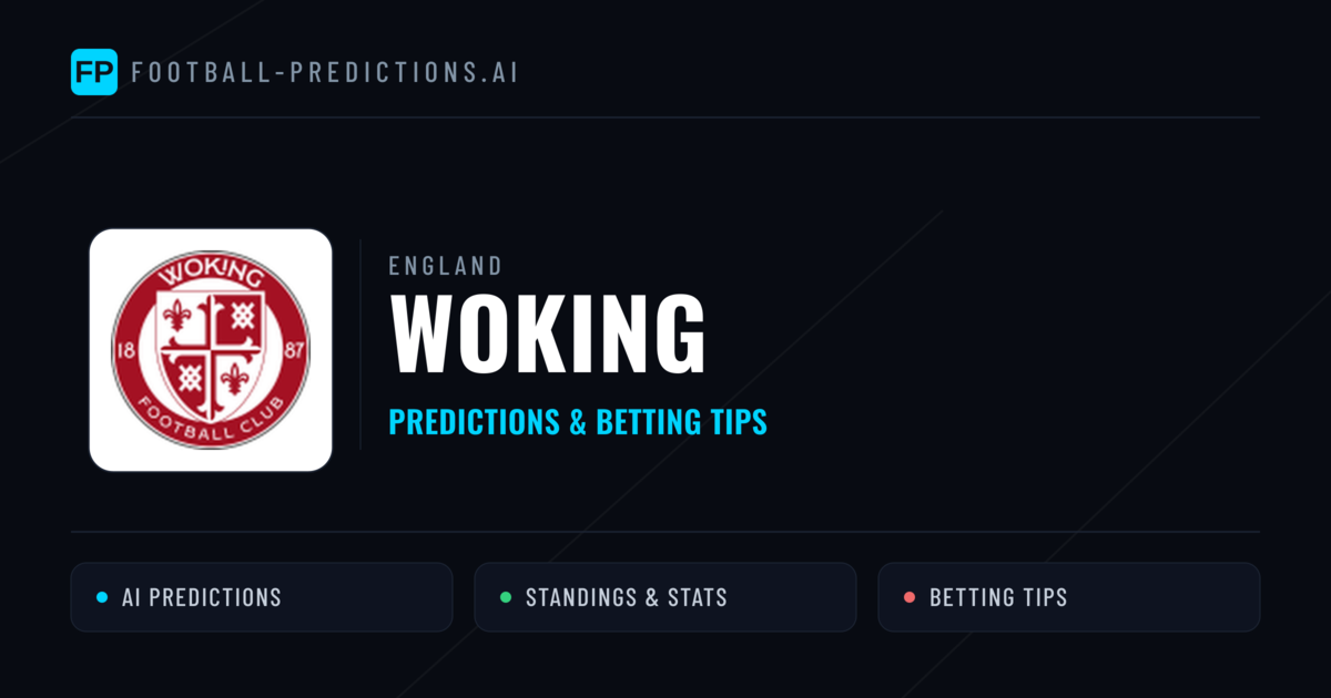 Woking Predictions & Stats