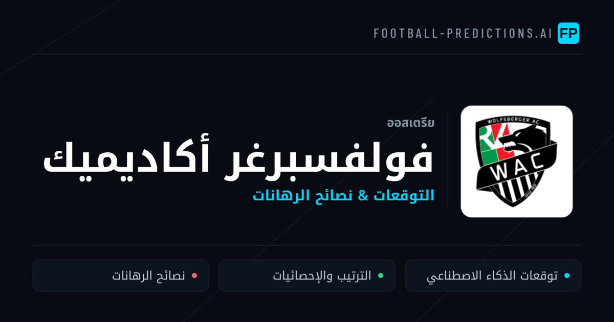 فولفسبرغر أكاديميك توقعات واحصائيات