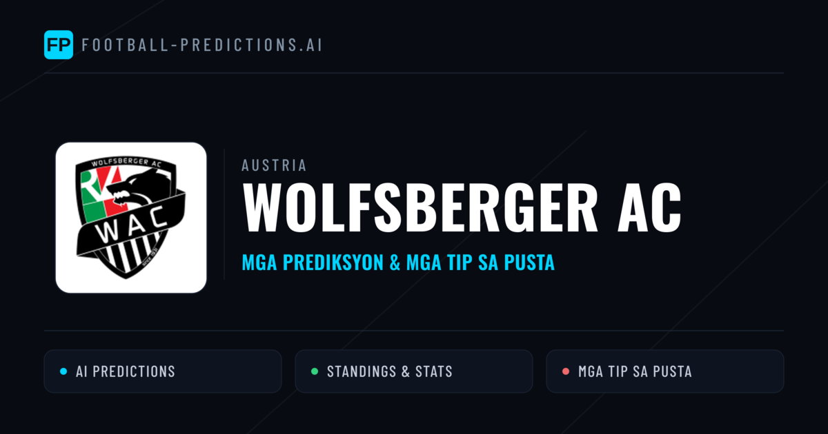 Wolfsberger AC Predictions & Stats