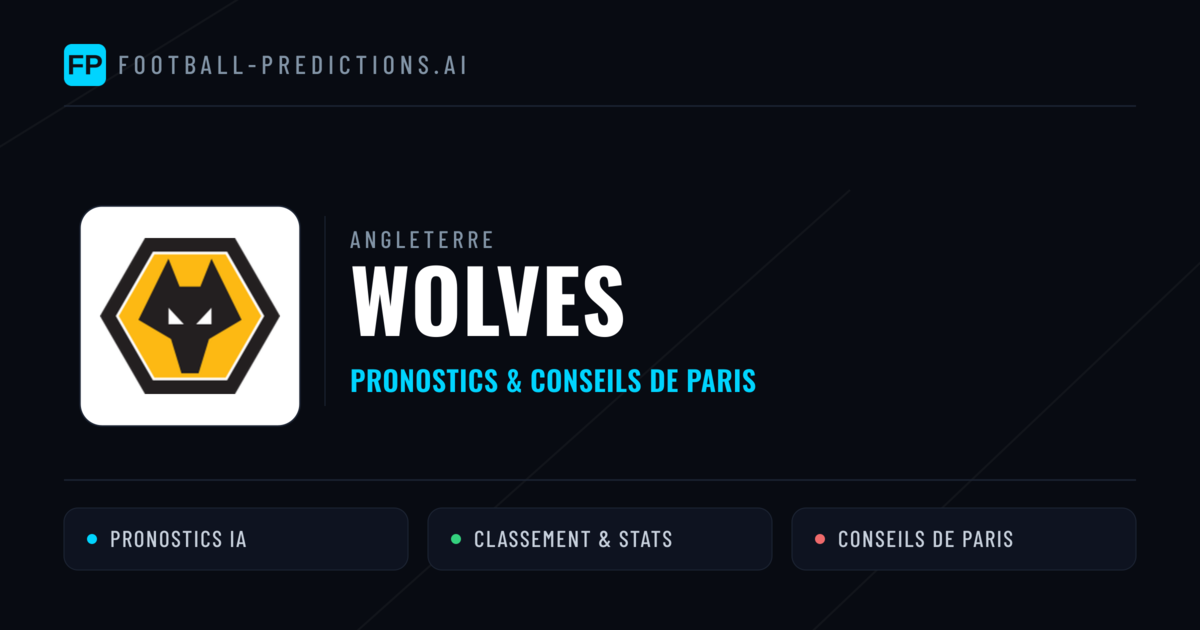 Wolves Pronostics & Statistiques