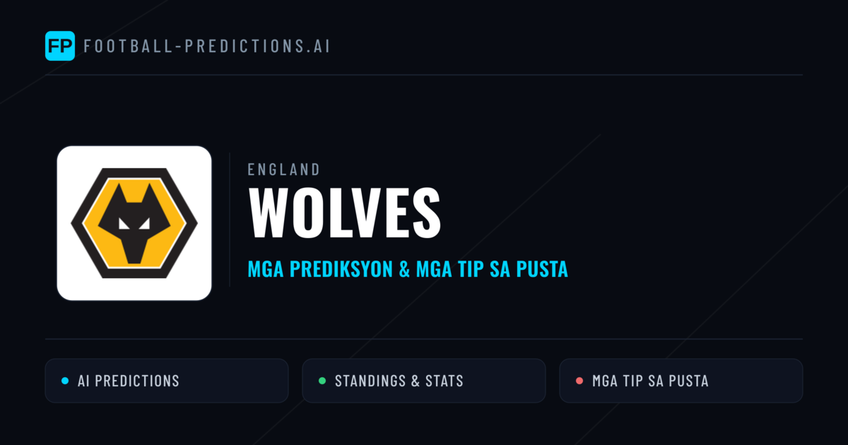 Wolves Predictions & Stats