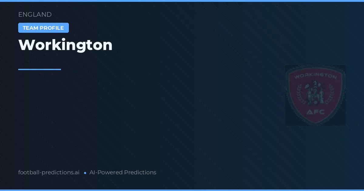 Workington Predictions & Stats