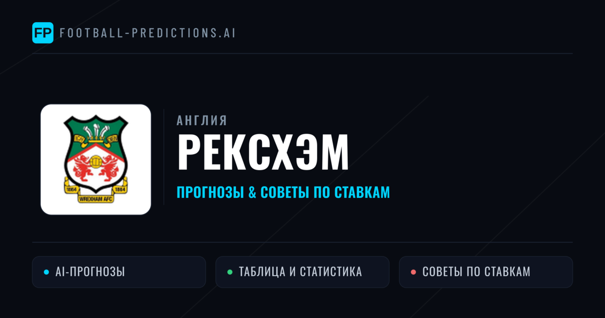 Рексхэм прогнозы и статистика