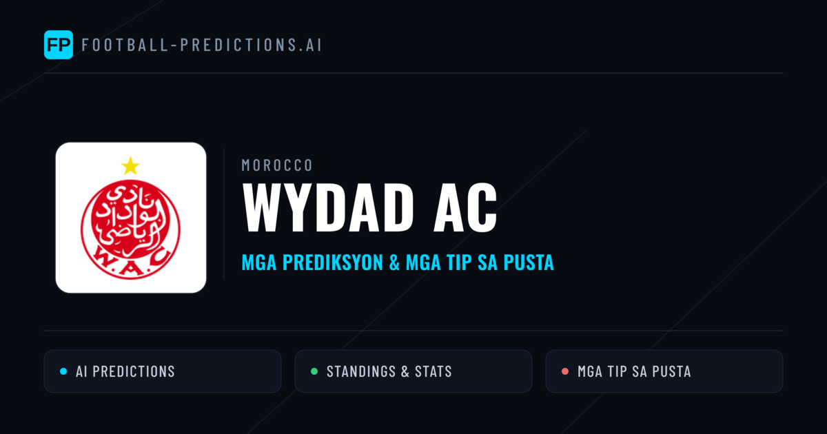 Wydad AC Predictions & Stats