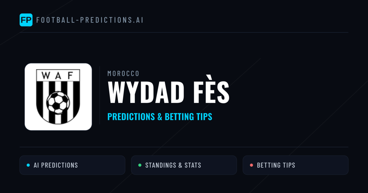 Wydad Fès Predictions & Stats