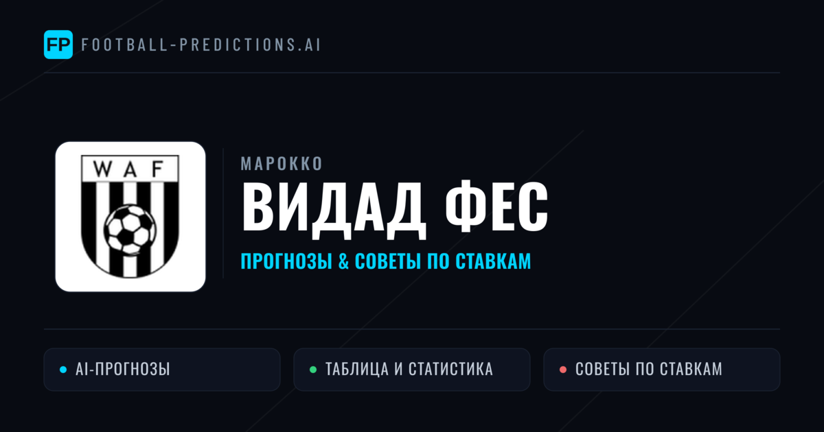 Видад Фес прогнозы и статистика