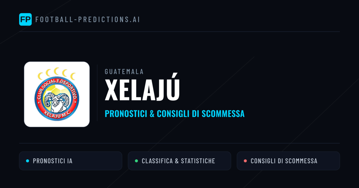 Pronostici e Statistiche Xelajú