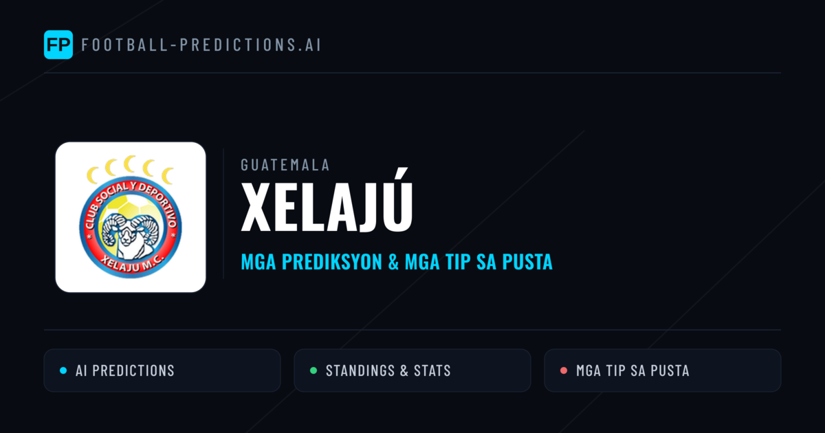 Xelajú Predictions & Stats