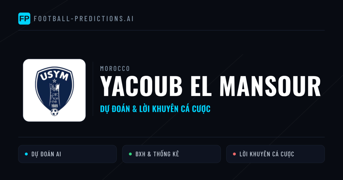 Yacoub El Mansour Dự đoán & Thống kê