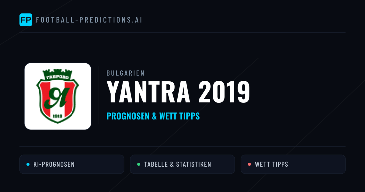 Yantra 2019 Prognosen & Statistiken