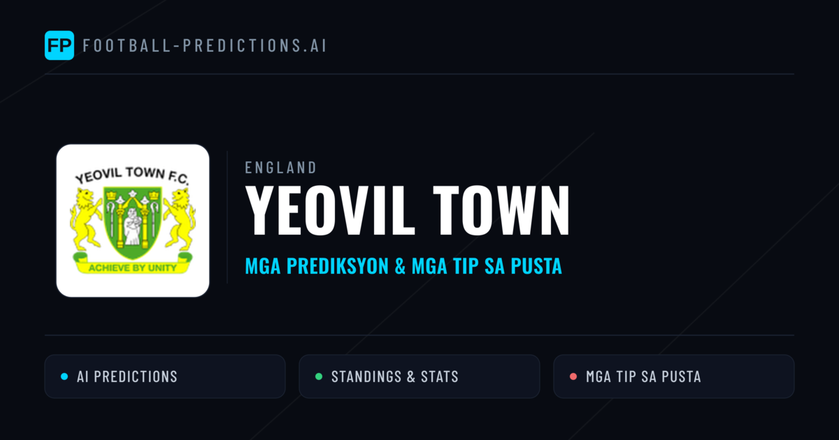 Yeovil Town Predictions & Stats