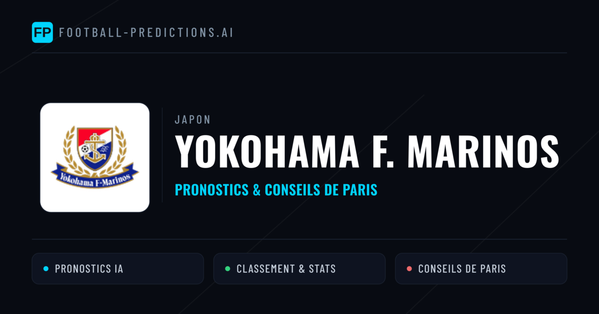 Yokohama F. Marinos Pronostics & Statistiques