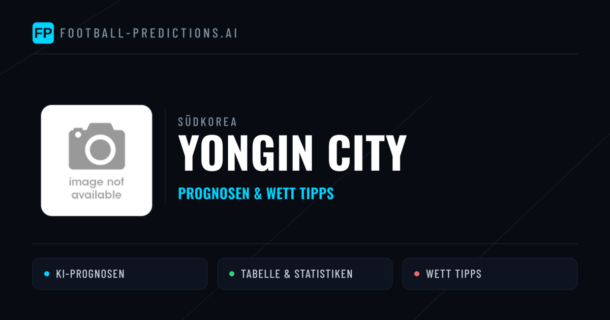 Yongin City Prognosen & Statistiken