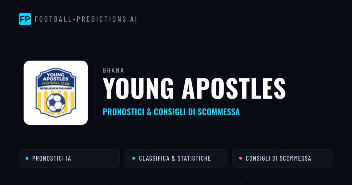 Pronostici e Statistiche Young Apostles