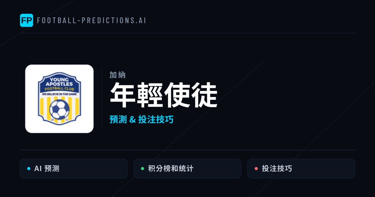 年輕使徒 運彩分析｜足球預測與數據