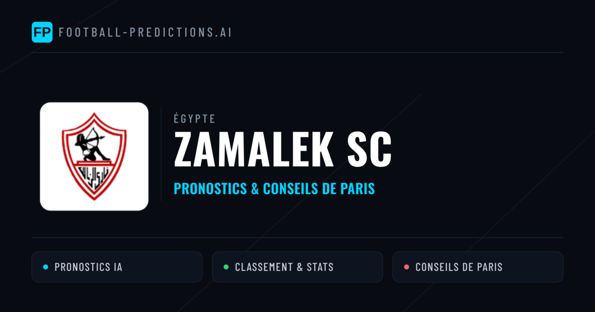 Zamalek SC Pronostics & Statistiques