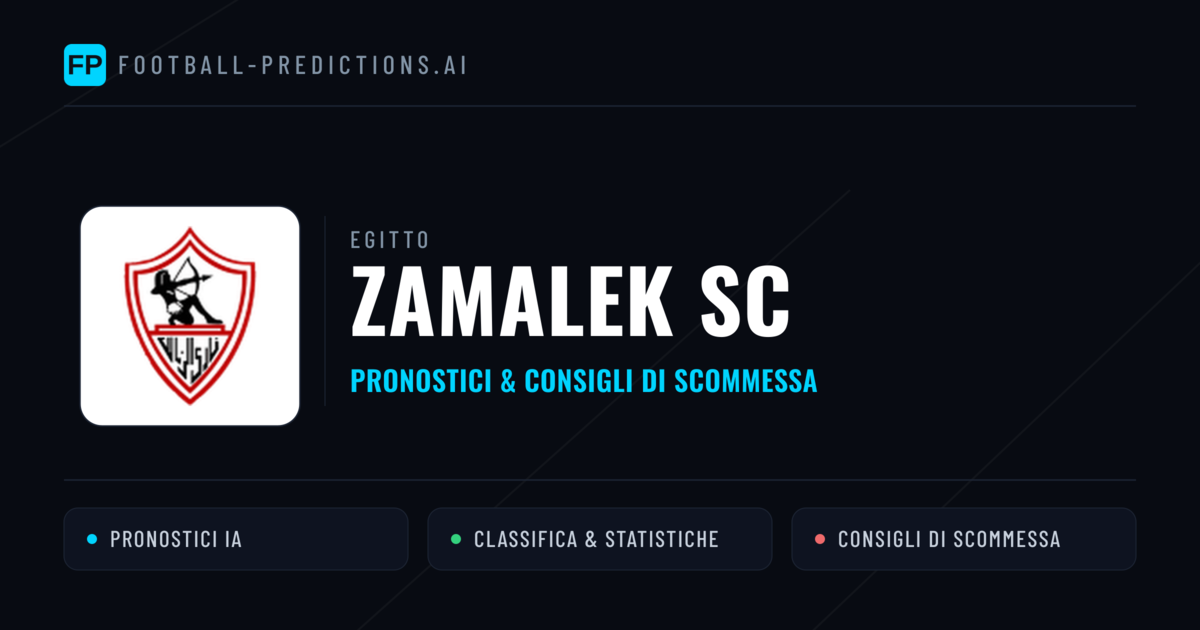 Pronostici e Statistiche Zamalek SC