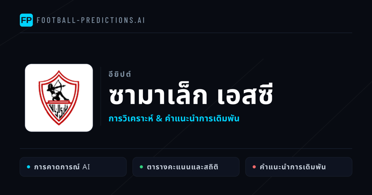 ซามาเล็ก เอสซี การวิเคราะห์และสถิติ