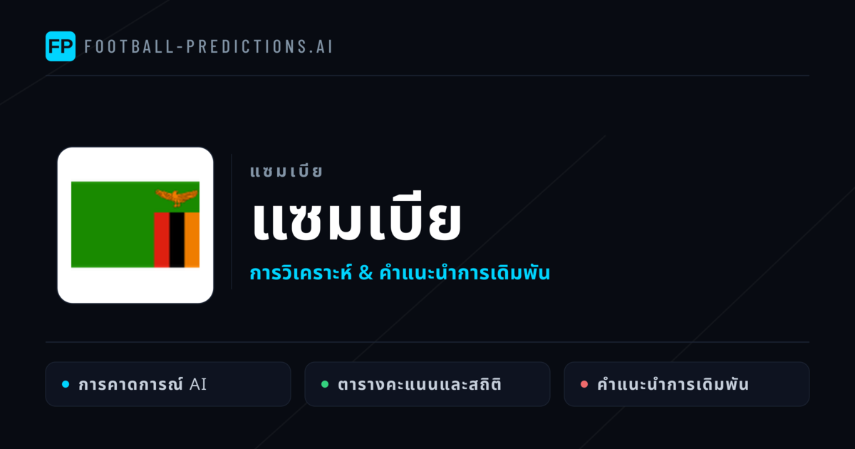 แซมเบีย การวิเคราะห์และสถิติ