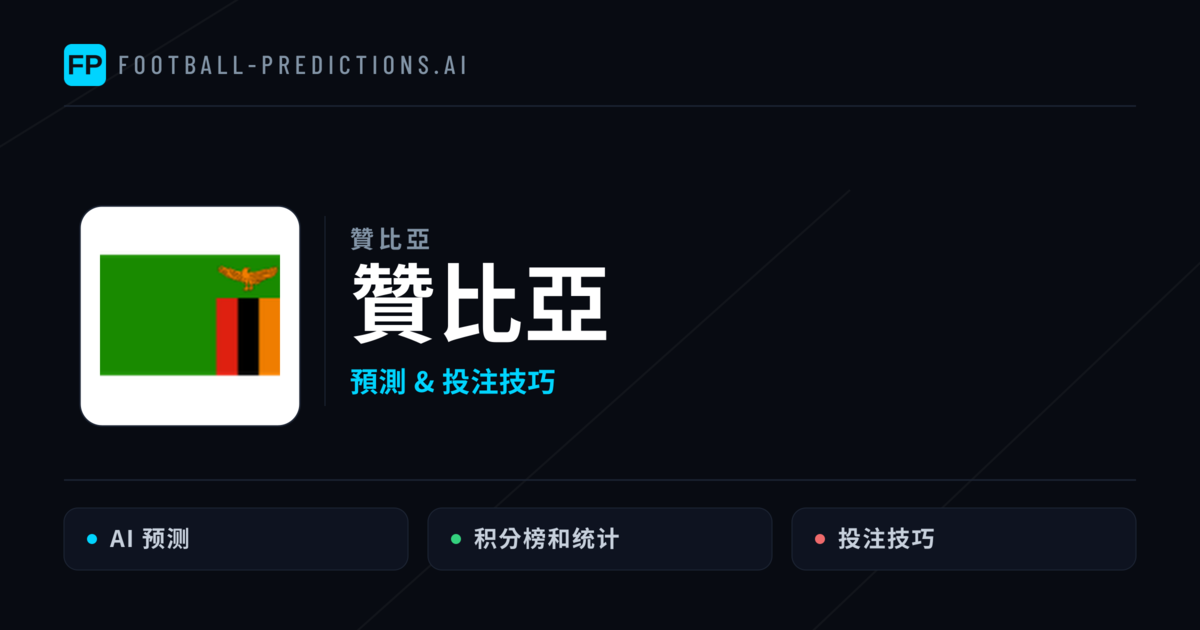 贊比亞 運彩分析｜足球預測與數據