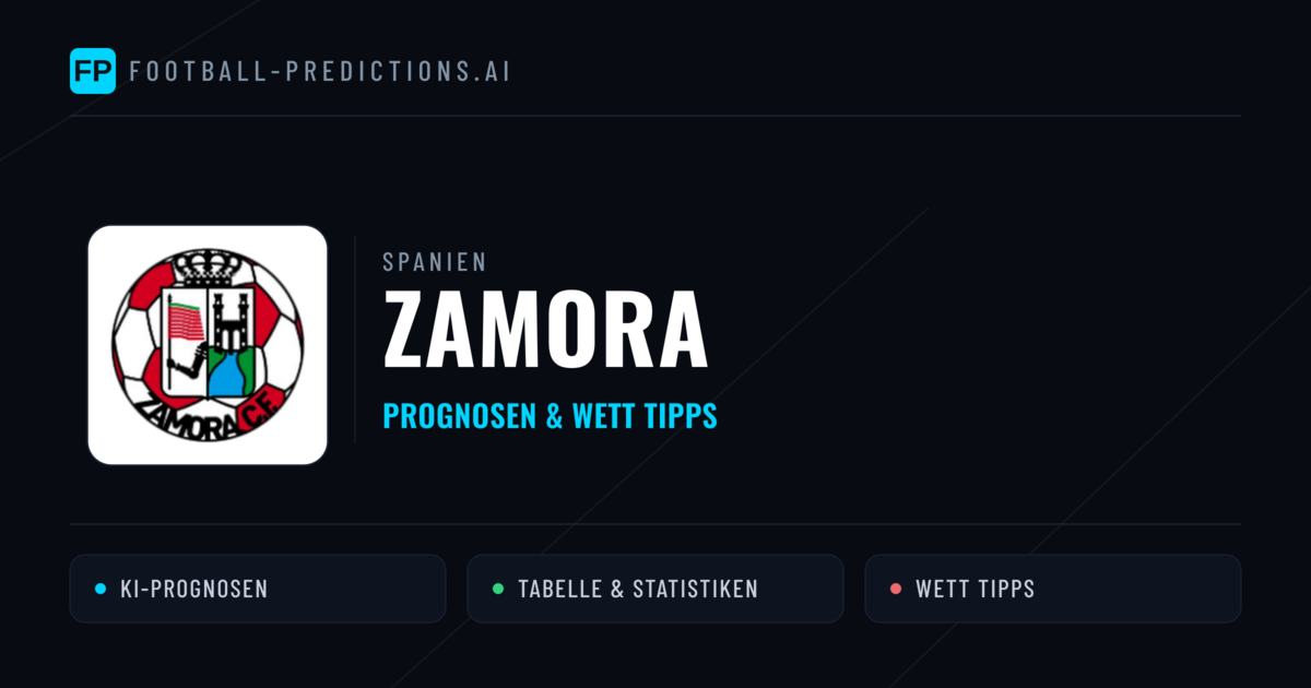 Zamora Prognosen & Statistiken
