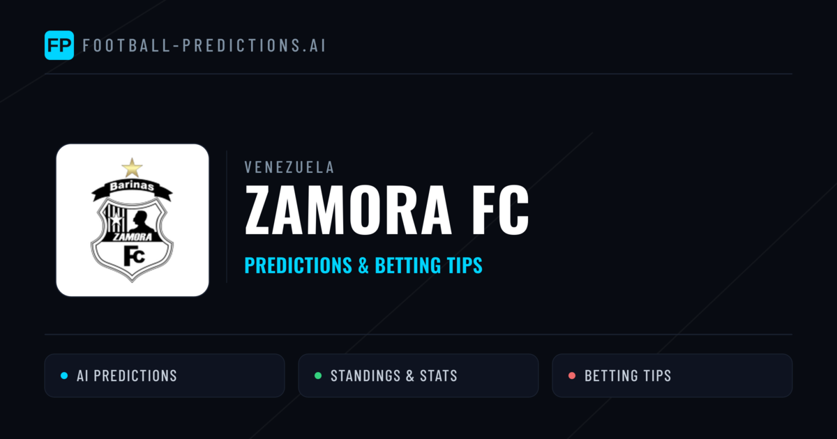 Zamora FC Predictions & Stats