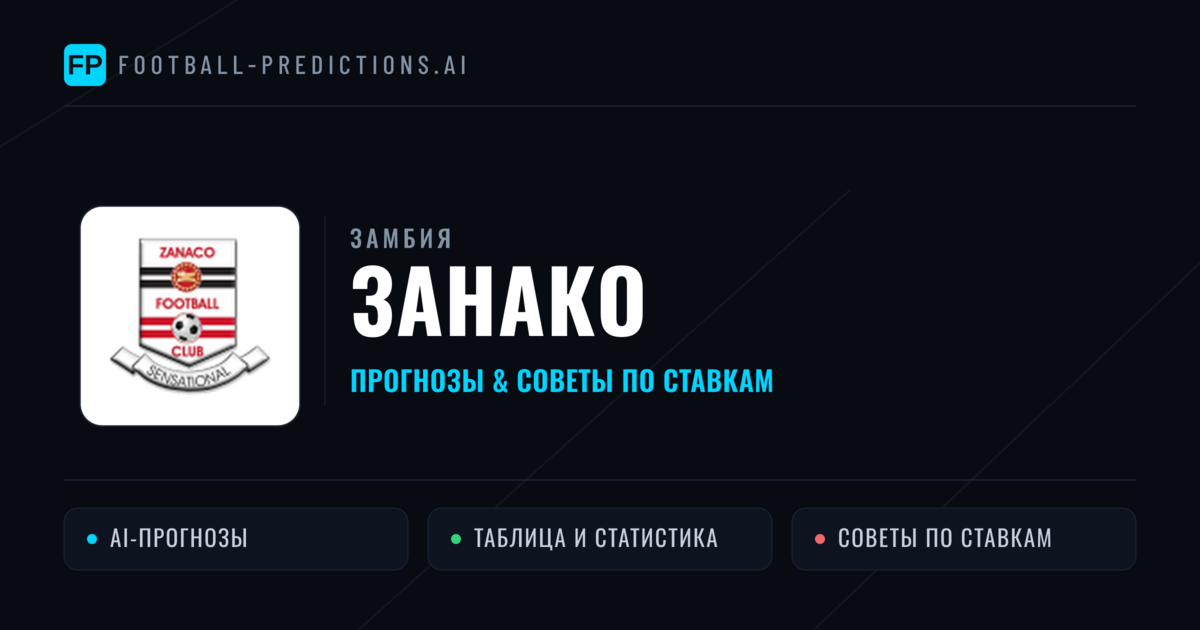 Занако прогнозы и статистика