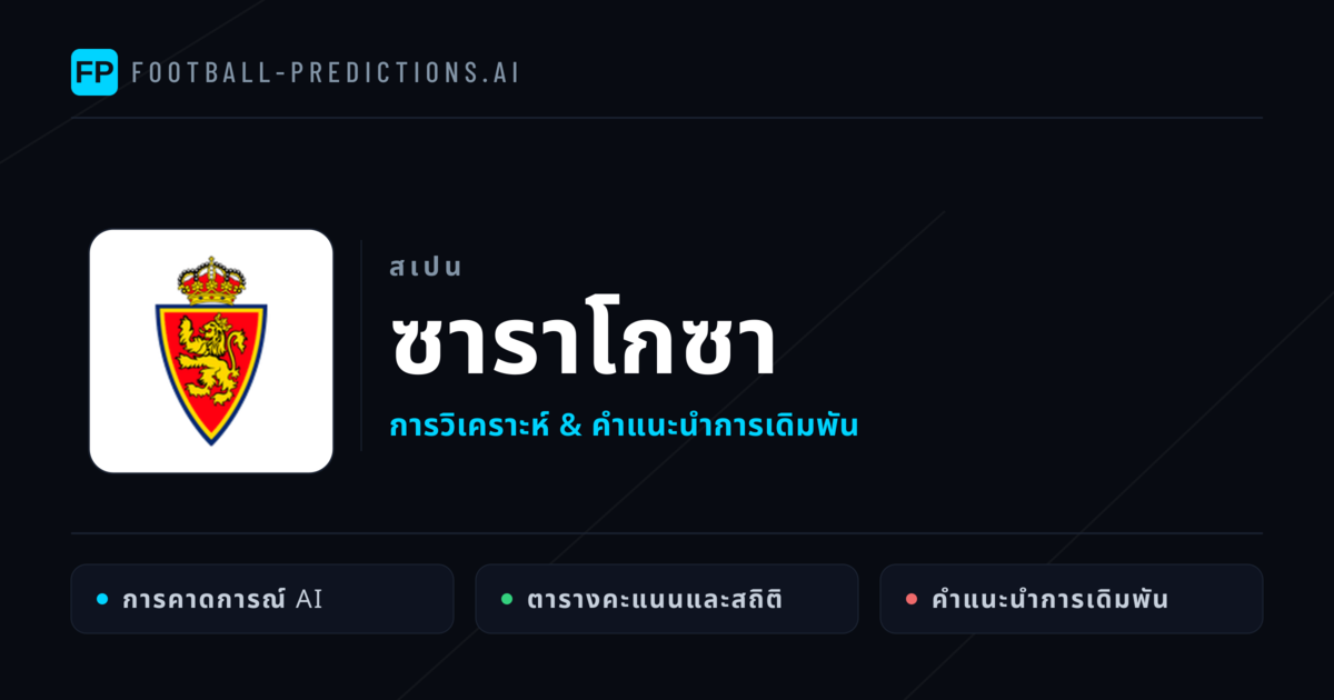 ซาราโกซา การวิเคราะห์และสถิติ