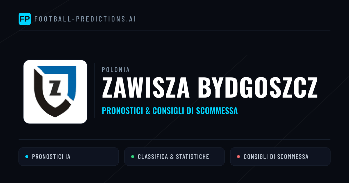 Pronostici e Statistiche Zawisza Bydgoszcz