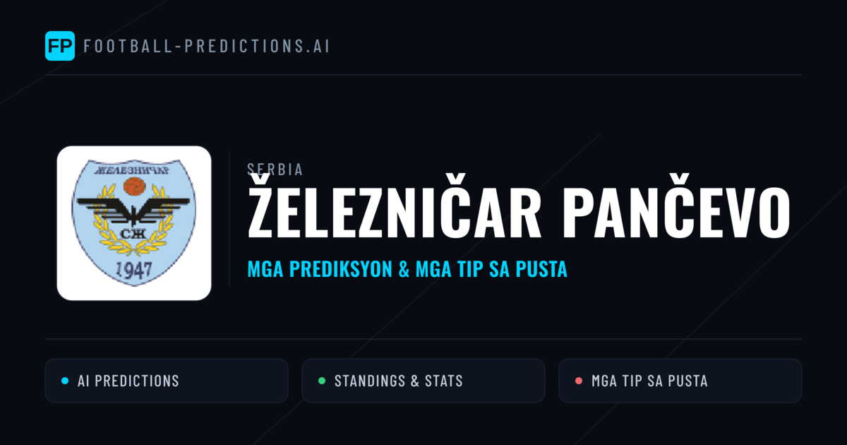 Železničar Pančevo Predictions & Stats