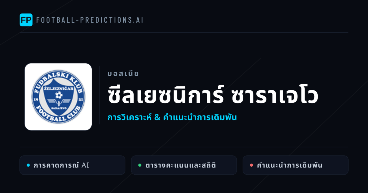 ซีลเยซนิการ์ ซาราเจโว การวิเคราะห์และสถิติ