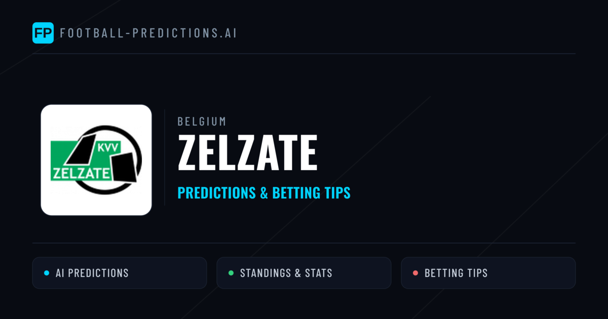 Zelzate Predictions & Stats