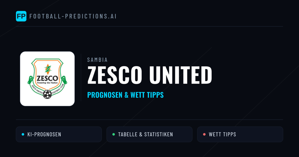 ZESCO United Prognosen & Statistiken