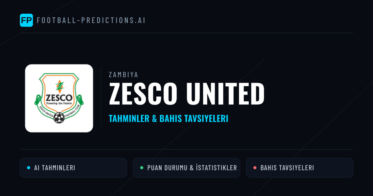 ZESCO United Tahminleri & İstatistikler