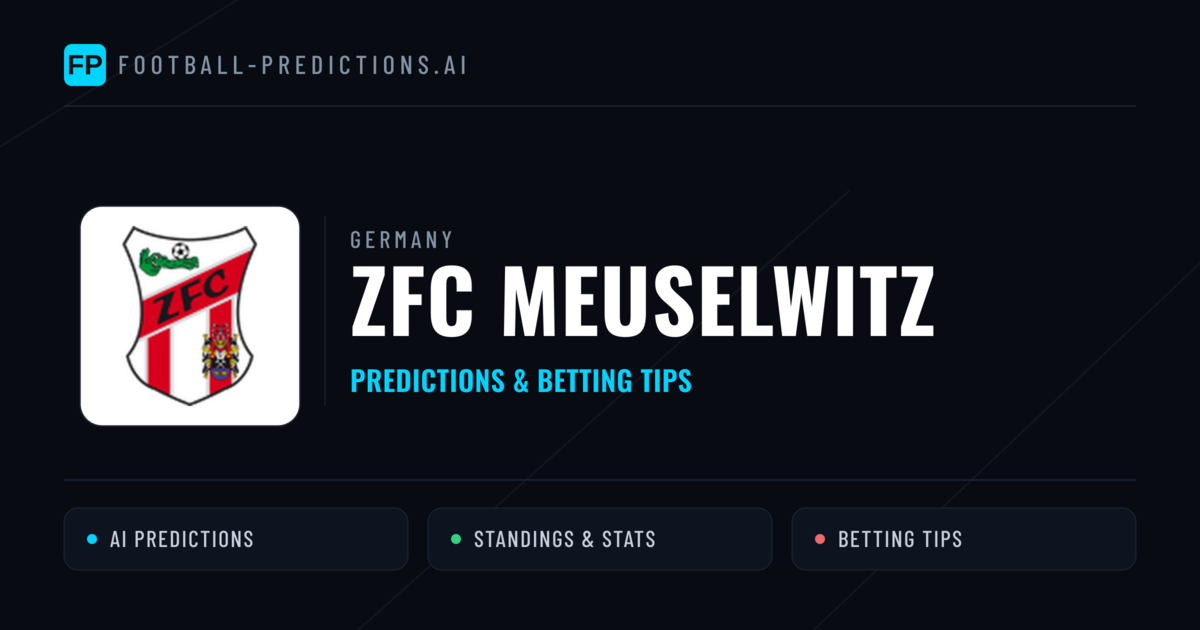 ZFC Meuselwitz Predictions & Stats