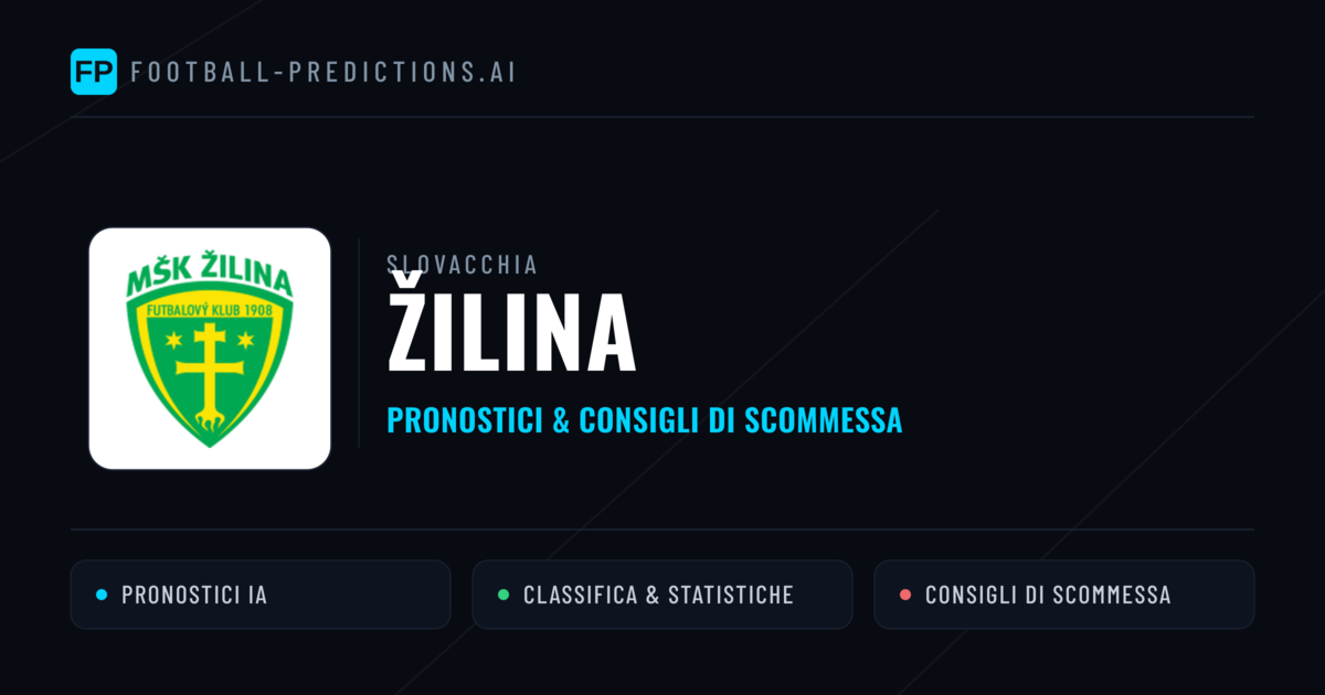 Pronostici e Statistiche Žilina