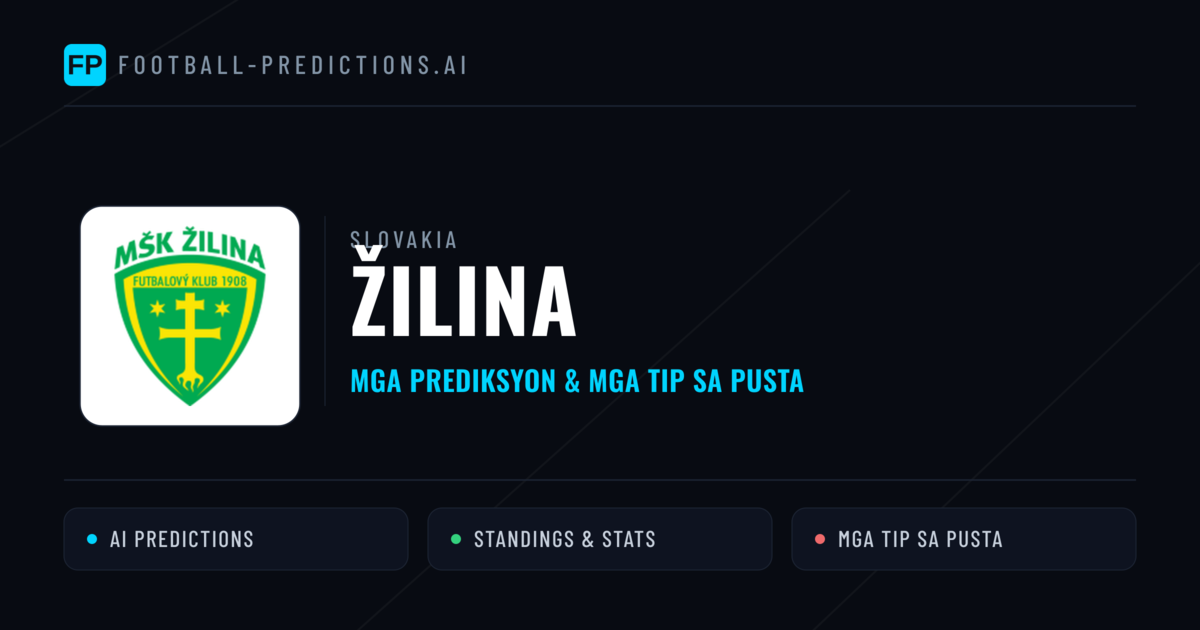 Žilina Predictions & Stats