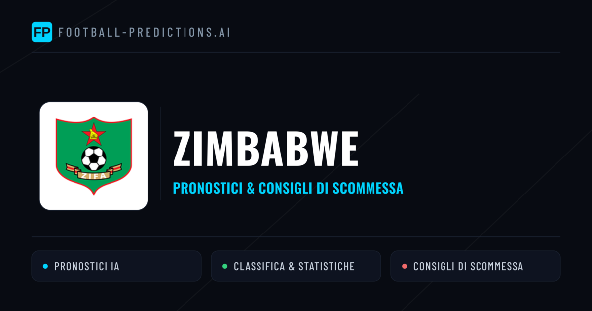 Pronostici e Statistiche Zimbabwe