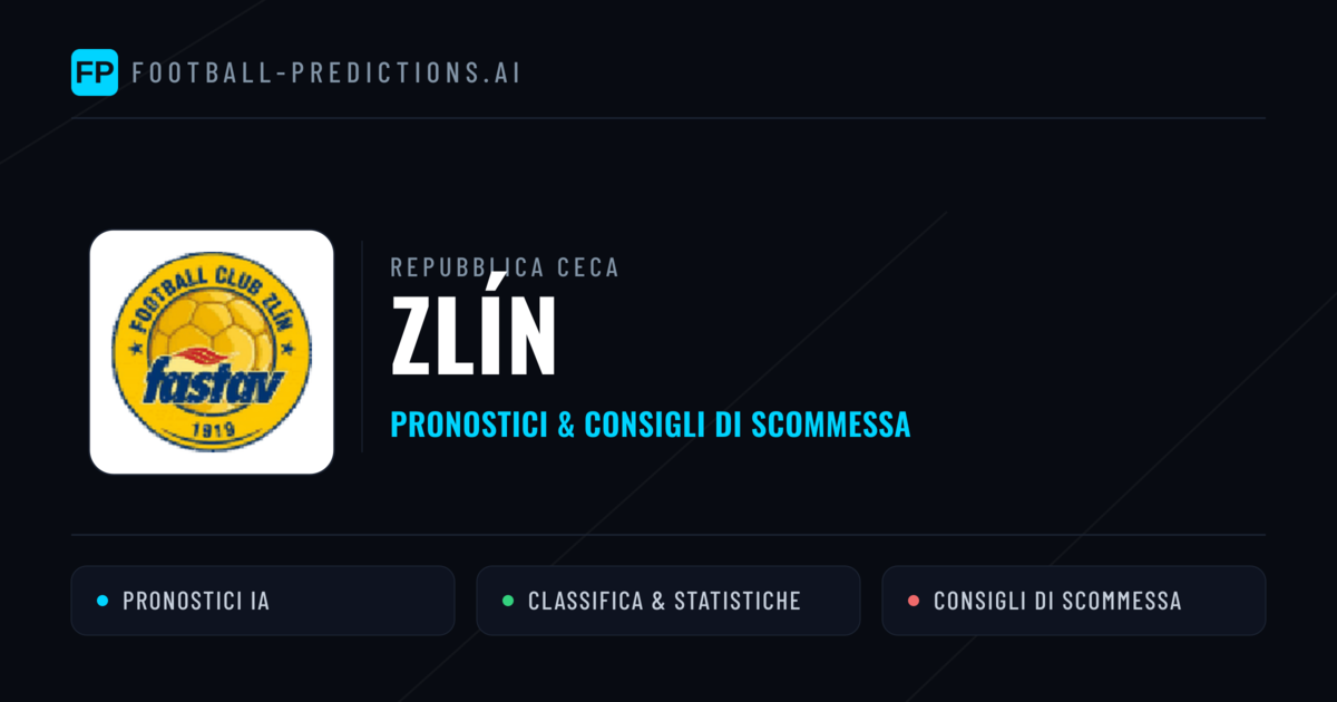 Pronostici e Statistiche Zlín