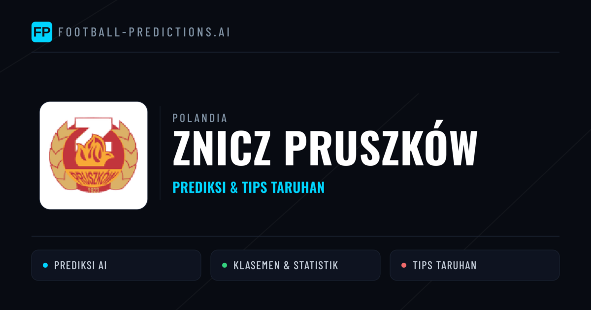 Znicz Pruszków Prediksi & Statistik Piala Dunia