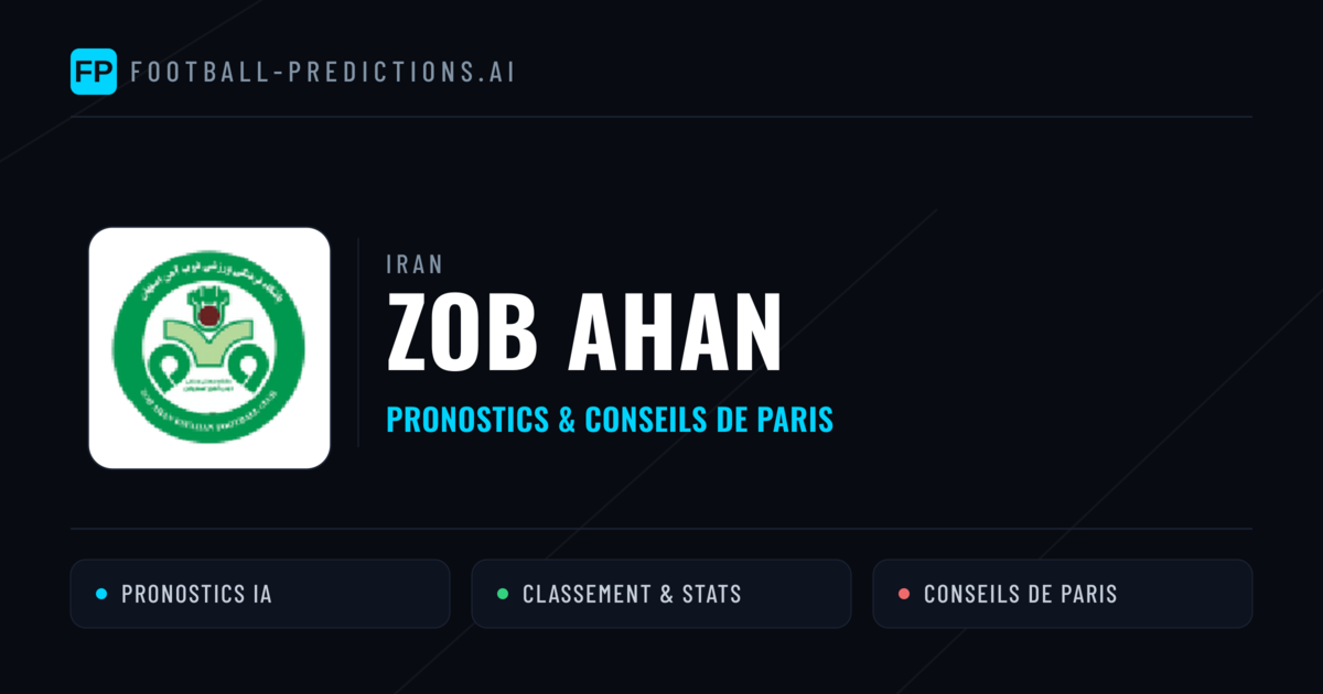 ZOB Ahan Pronostics & Statistiques