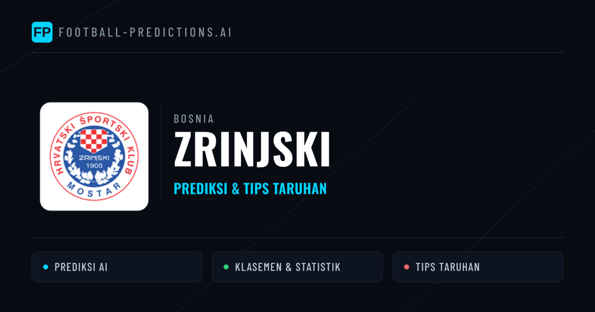 Zrinjski Prediksi & Statistik Piala Dunia