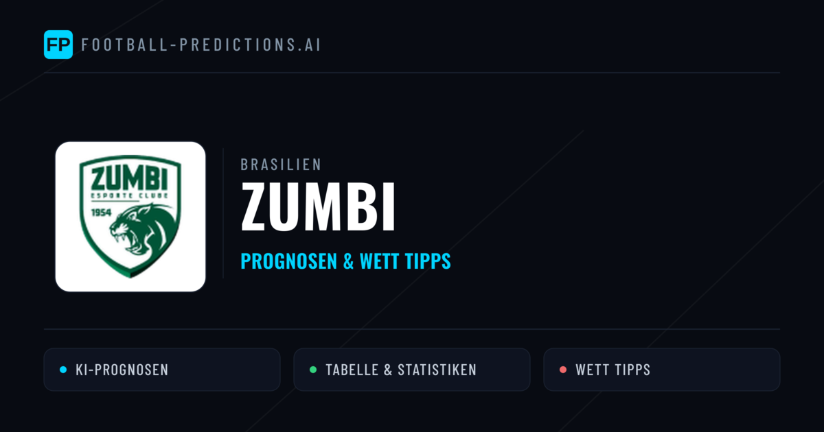 Zumbi Prognosen & Statistiken
