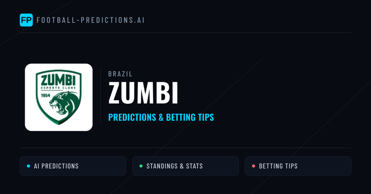 Zumbi Predictions & Stats